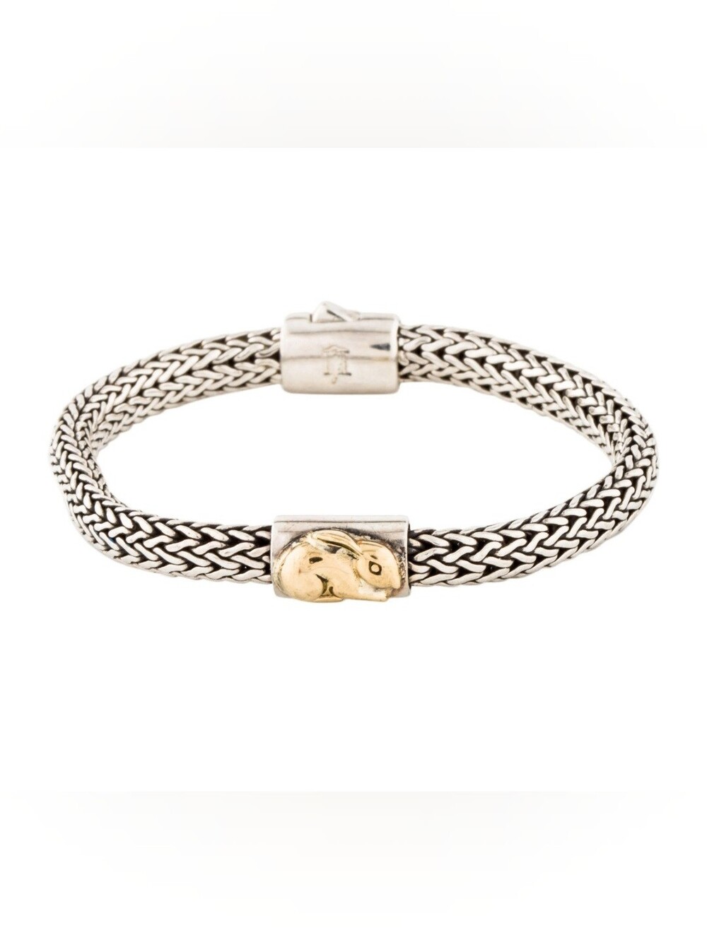  John Hardy Children's Baby Bunny bracelet featuring 18 - Picture 2 of 9